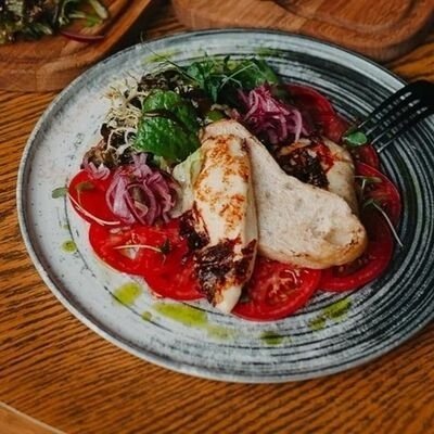 Жареный халуми