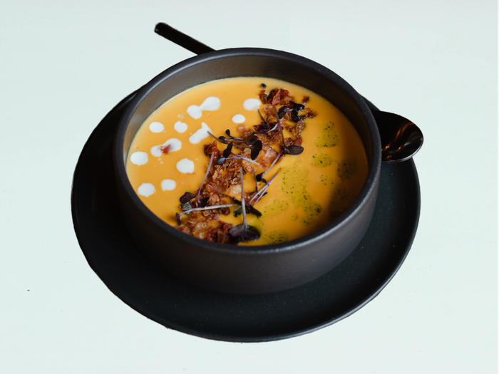 Крем-суп из копченого Чедера